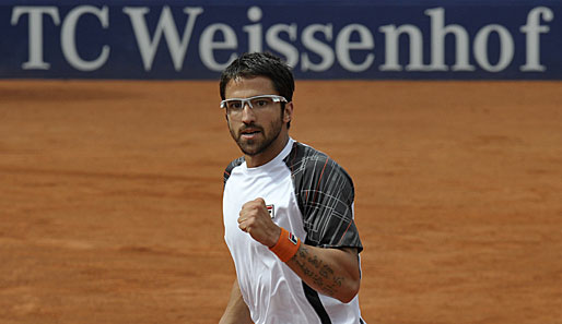 Janko Tipsarevic gewann 2012 das ATP-Turnier in Stuttgart noch auf Sandplatz
