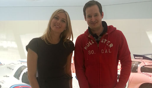 SPOX-Sportschef Florian Regelmann traf Maria Sharapova in Stuttgart