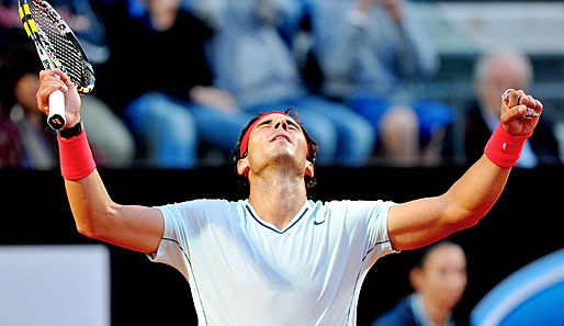 Sandplatzkönig Rafael Nadal siegte im Viertelfinale in drei Sätzen gegen Landsmann Ferrer