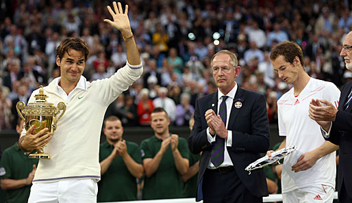 Im letzten Jahr holte sich Roger Federer im Finale gegen Andy Murray seinen siebten Wimbledon-Sieg