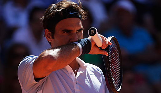 Roger Federer ist in den letzten Wochen außer Form