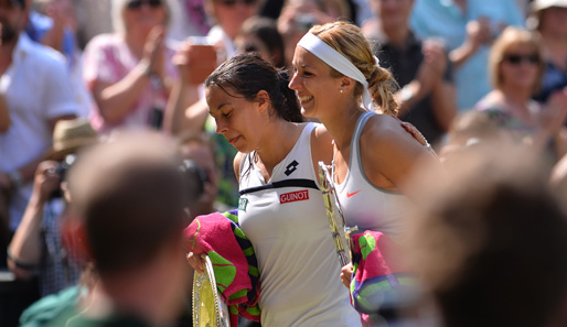Verließen den Centre Court nach dem Wimbledonfinale Arm in Arm: Marion Bartoli und Sabine Lisicki