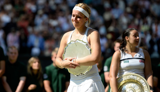 Enttäuscht: Sabine Lisicki unterlag in ihrem ersten Wimbledon-Finale der Französin Marion Bartoli