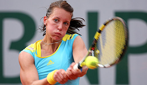 Dinah Pfizenmaier steht nach dem Zwei-Satz-Sieg gegen Karolina Pliskova im Achtelfinale