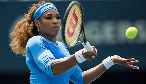 Konzentriert in die nächste Runde: Serena Williams ließ Mona Barthel keine Chance