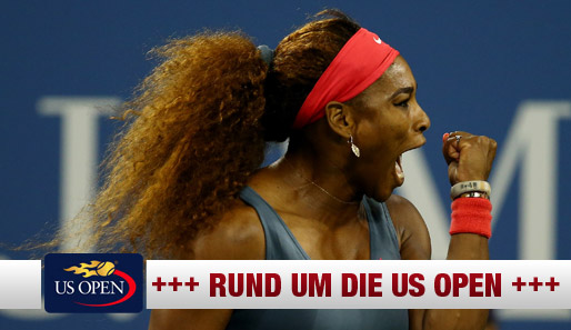 Serena Williams eröffnete die Night Session - und kannte keine Gnade mit Francesca Schiavone