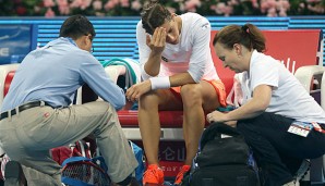 Andrea Petkovic musste während des Matchs kurzzeitig behandelt werden, gewann jedoch trotzdem