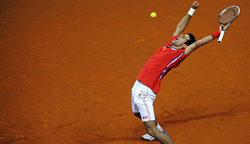 Serbien steht dank Djokovic zum zweiten Mal im Finale des Davis-Cup
