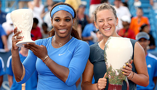 Azarenka gewann 2013 zwei Mal gegen Serena: Zuletzt mit 2:6, 6:2, 7:6 (8:6) im Finale von Cincinnati