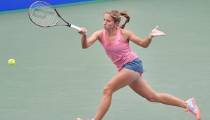 Annika Beck musste sich im Finale Caroline Wozniacki in zwei Sätzen geschlagen geben