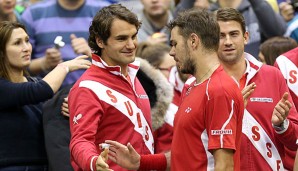 Roger Federer und Stanislas Wawrinka brachten die Schweiz in Front