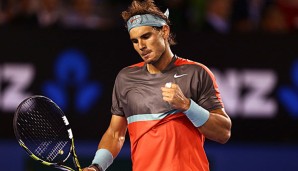 Geschafft: Rafael Nadal steht im Finale von Melbourne