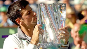 Novak Djokovic setzte sich in Indian Wells gegen Roger Federer durch