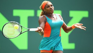 Serena Williams zog in Miami ins Finale ein