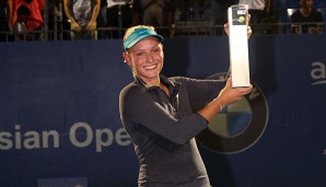 Donna Vekic schlug die in der Weltrangliste 85 Plätze höher positionierte Dominika Cibulkova