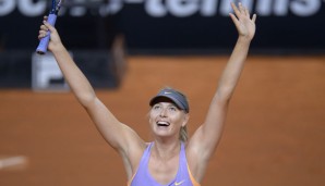 Maria Scharapowa holte sich den Sieg beim Turnier in Stuttgart