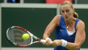 Petra Kvitova erspielte den entscheidenden Punkt im Duell mit Italien