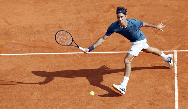 Roger Federer folgte seinem Landsmann Wawrinka ins Finale von Monte Carlo