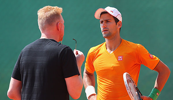 Boris Becker und Novak Djokovic wollen die French Open gewinnen