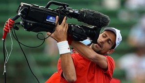Auf solche Bilder von Novak Djokovic müssen Haushalte ohne Sky weiterhin verzichten