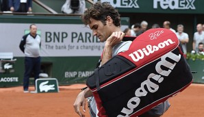 Für Roger Federer war gegen Ernests Gulbis Endstation