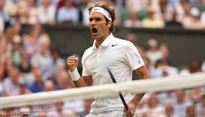 Roger Federer setzte sich in vier Sätzen gegen Kumpel Stan Wawrinka durch