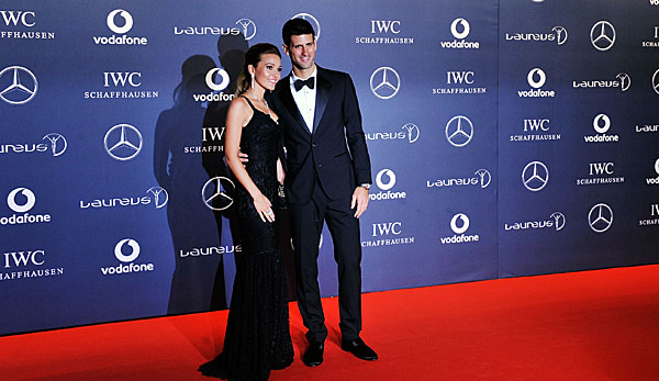 Glückliches Paar: Novak Djokovic und Jelena Ristic haben geheiratet