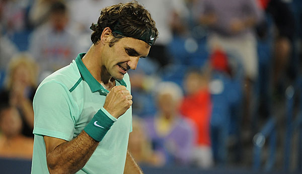 Roger Federer konnte sich gegen Milos Raonic ohne Probleme durchsetzen