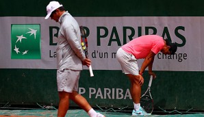 Rafael Nadal wird von seinem Onkel beim Training ordentlich gefordert