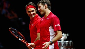 Roger Federer und Stan Wawrinka führten die Schweiz zum Davis-Cup-Erfolg über Frankreich