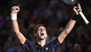 Novak Djokovic hat das letzte Masters-Turnier des Tennisjahres gewonnen