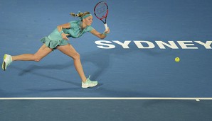 Petra Kvitova setzte sich im Finale von Sydney gegen Karolina Pliskova durch