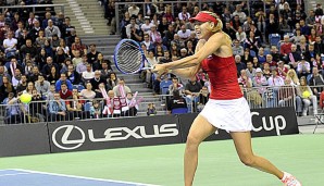 Maria Sharapova glänzte auch in ihrem zweiten Einzel gegen Polen