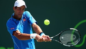Novak Djokovic besiegte im Finale von Miami Andy Murray
