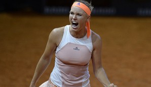 Caroline Wozniacki steht bereits zum zweiten Mal im Finale des WTA-Turniers in Stuttgart