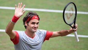 Roger Federer gewann bereits sieben Mal in Halle