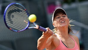Maria Sharapova setzte sich in einer hart umkämpften Partie gegen Caroline Wozniacki durch