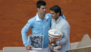 2014 setzte sich Rafael Nadal (r.) gegen Novak Djokovic im Finale durch
