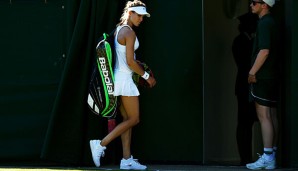 Eugenie Bouchard musste in Wimbledon bereits nach der ersten Runde die Koffer packen