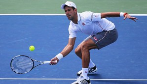 Novak Djokovic hatte mit Alexander Dolgopolov mehr Mühe als erwartet