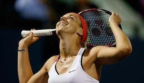 Sabine Lisicki hat gut lachen: Sie gewann gegen Venus Williams deutlich