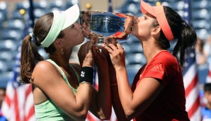 Martina Hingis und Sania Mirza machten im Finale von Flushing Meadows kurz Prozess