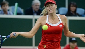 Maria Sharapova gewann gegen Karolina Pliskova in zwei Sätzen