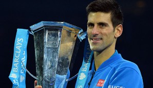 Zum Jahresabschluss gewann Novak Djokovic auch das ATP-Saisonfinale