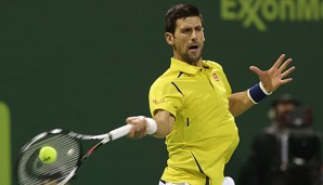 Novak Djokovic zeigt sich 2016 in starker Frühform