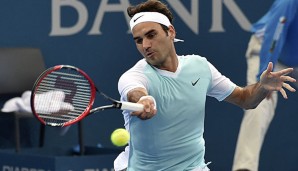 Im Halbfinale am Samstag gewann Roger Federer gegen den Österreicher Dominic Thiem