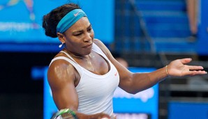 Ihren Start bei den Australian Open sieht Serena Williams nicht in Gefahr