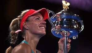 Kerber schlug im Finale der Australian Open Serena Williams