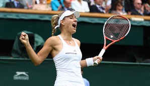 Angelique Kerber konnte im Halbfinale gegen Venus Williams noch jubeln