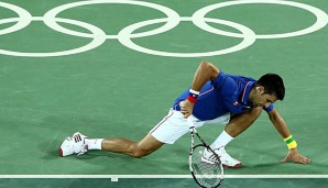 Novak Djokovic schied in der ersten Runde gegen Juan Martin Del Potro aus
